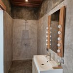 Ensuite bathroom in master bedroom in Villa Kuta Beach Lombok