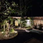 garden at night Ganesha